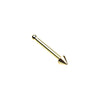 Silver, Gold, Rose Gold, Colored Basic Steel Spike L-Shape Nose Ring-WildKlass Jewelry