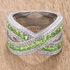 WildKlass Twisting Green Band-WildKlass Jewelry