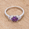 WildKlass Oval Sonnet Cubic Zirconia Ring-WildKlass Jewelry