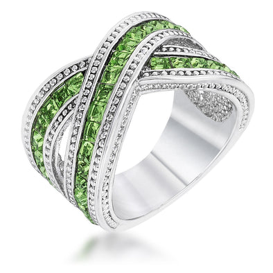 WildKlass Twisting Green Band-WildKlass Jewelry