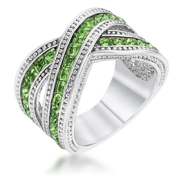 WildKlass Twisting Green Band-WildKlass Jewelry