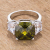 WildKlass Olive Triplet Ring-WildKlass Jewelry