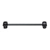 Silver & Black Skull Face Off Industrial Barbell-WildKlass Jewelry