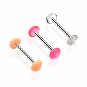 No-Ceum Half WildKlass Ball Acrylic WildKlass Barbell (Sold by Piece)-WildKlass Jewelry
