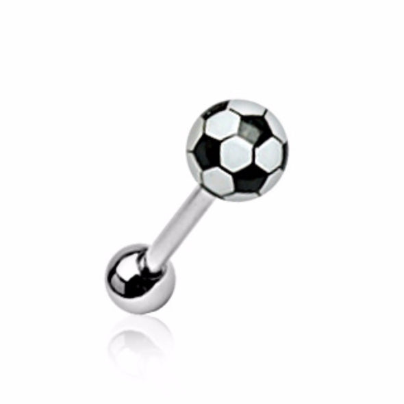 Soccer WildKlass Ball 316L Surgical Steel WildKlass Barbell (Sold by Piece)-WildKlass Jewelry