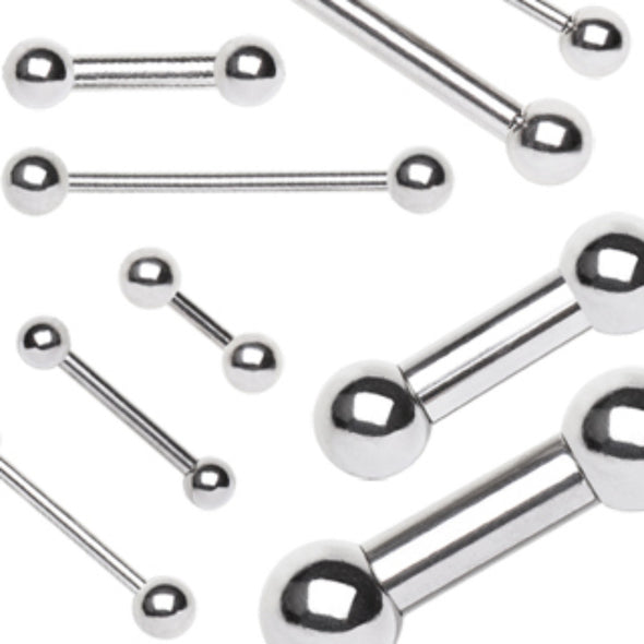 316L Surgical Steel Barbell with Balls-WildKlass Jewelry
