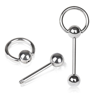 316L Surgical Steel Slave Ring Barbell-WildKlass Jewelry