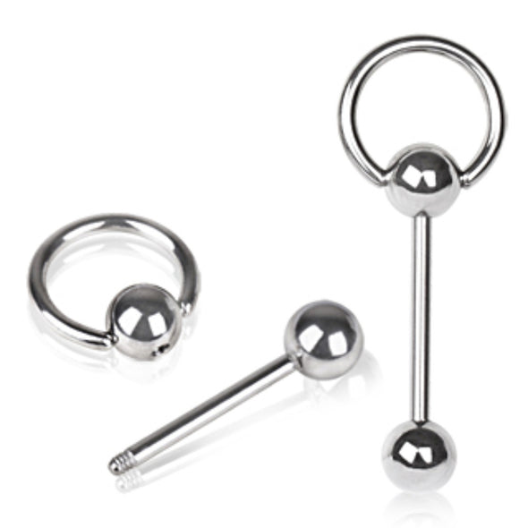 316L Surgical Steel Slave Ring Barbell-WildKlass Jewelry