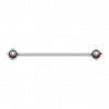 Aurora Gem Ball Industrial Barbell-WildKlass Jewelry
