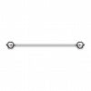 Aurora Gem Ball Industrial Barbell-WildKlass Jewelry