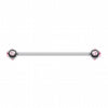 Aurora Gem Ball Industrial Barbell-WildKlass Jewelry