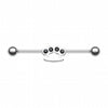 Brass Knuckles Industrial Barbell-WildKlass Jewelry