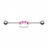 Brass Knuckles Industrial Barbell-WildKlass Jewelry