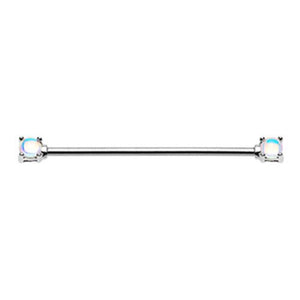 Revo Double Prong WildKlass Industrial Barbell-WildKlass Jewelry