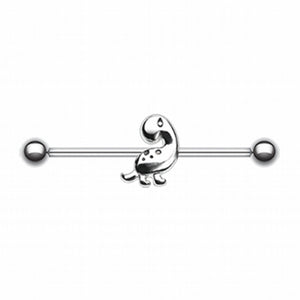 Daphne Dino Industrial Barbell-WildKlass Jewelry