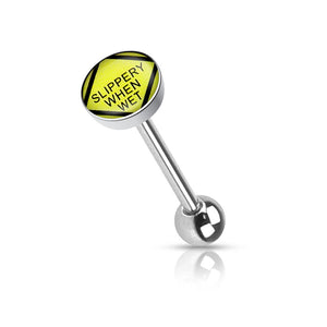 Dome Logo WildKlass Barbell (34Logos) (Sold by Piece)-WildKlass Jewelry