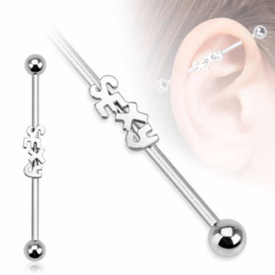 Sexy Industrial WildKlass Barbell 316L Surgical Steel (Sold by Piece)-WildKlass Jewelry