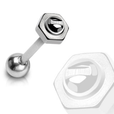 6mm Round Head Screw-Bolt Top 316L Surgical Steel WildKlass Barbell (Sold by Piece)-WildKlass Jewelry