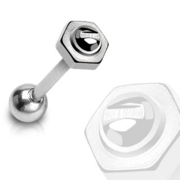 6mm Round Head Screw-Bolt Top 316L Surgical Steel WildKlass Barbell (Sold by Piece)-WildKlass Jewelry