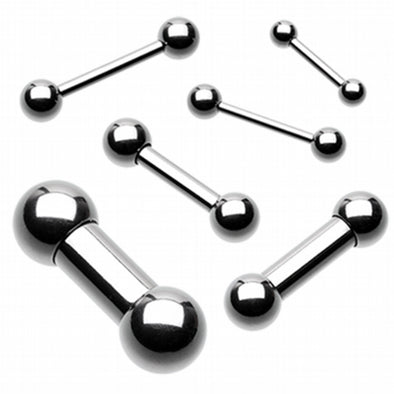 Basic Steel Barbell-WildKlass Jewelry