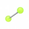 Glow in the Dark UV Acrylic Barbell Tongue Ring-WildKlass Jewelry