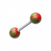 Nova Star Acrylic Top Barbell Tongue Ring-WildKlass Jewelry