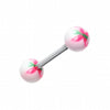 Butterfly Acrylic Top Barbell Tongue Ring-WildKlass Jewelry
