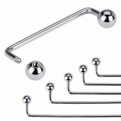 Staple Surface WildKlass Barbell 316L Surgical Steel 14 Gauge (Sold by Piece)-WildKlass Jewelry
