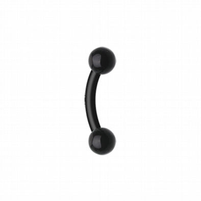 Acrylic Flexible Shaft Curved Barbell Eyebrow Ring-WildKlass Jewelry