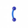 Acrylic Flexible Shaft Curved Barbell Eyebrow Ring-WildKlass Jewelry