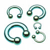 Colorline PVD Basic Horseshoe Circular Barbell-WildKlass Jewelry