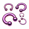 Colorline PVD Basic Horseshoe Circular Barbell-WildKlass Jewelry