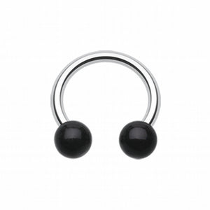 Basic UV Acrylic Horseshoe Circular Barbell-WildKlass Jewelry