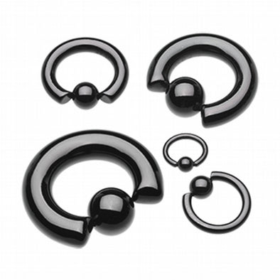 Colorline PVD Steel Captive Bead Ring-WildKlass Jewelry