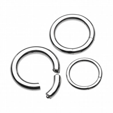 Basic Steel Segmented Captive Bead Ring-WildKlass Jewelry