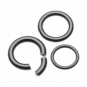 Colorline PVD Segmented Captive Bead Ring-WildKlass Jewelry