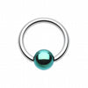 Colorline PVD Ball Ends Steel Captive Bead Ring-WildKlass Jewelry
