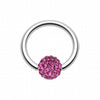 Multi-Sprinkle Dot Multi Gem Captive Bead Ring-WildKlass Jewelry