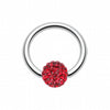 Multi-Sprinkle Dot Multi Gem Captive Bead Ring-WildKlass Jewelry