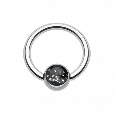 Double Dice Logo Ball Captive Bead Ring-WildKlass Jewelry
