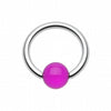 UV Acrylic Ball Top Captive Bead Ring-WildKlass Jewelry