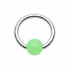 Neon Acrylic Ball Top Captive Bead Ring-WildKlass Jewelry