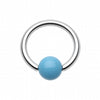 Neon Acrylic Ball Top Captive Bead Ring-WildKlass Jewelry