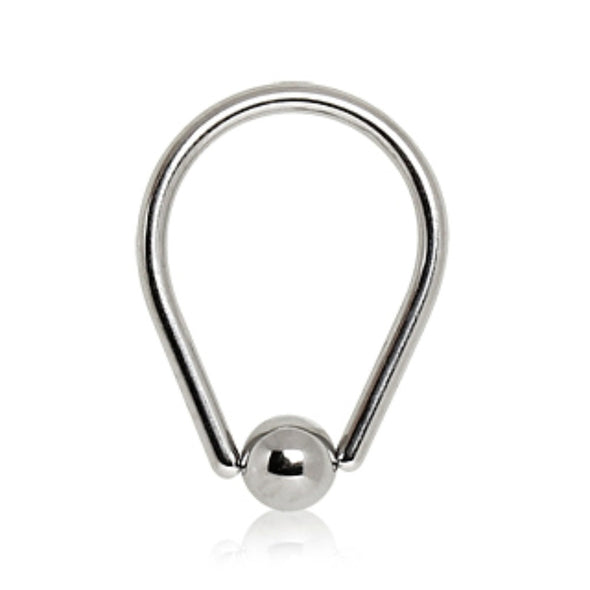 316L Surgical Steel Tear Drop Captive Bead Ring-WildKlass Jewelry