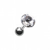 Pointy Faceted Crystal Cartilage Tragus Earring-WildKlass Jewelry