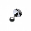 Pointy Faceted Crystal Cartilage Tragus Earring-WildKlass Jewelry