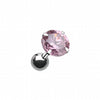 Round Gem Crystal Cartilage Tragus Earring-WildKlass Jewelry