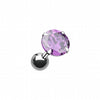 Round Gem Crystal Cartilage Tragus Earring-WildKlass Jewelry