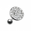 Multi-Sprinkle Dot Multi-Gem Round Cartilage Tragus Earring-WildKlass Jewelry