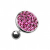 Multi-Sprinkle Dot Multi-Gem Round Cartilage Tragus Earring-WildKlass Jewelry